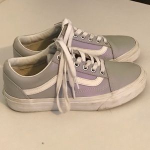 Vans iridescent purple/gray. Size 5.5 W